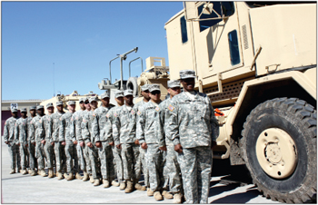 96th Transportation Company soldiers design driver’s course